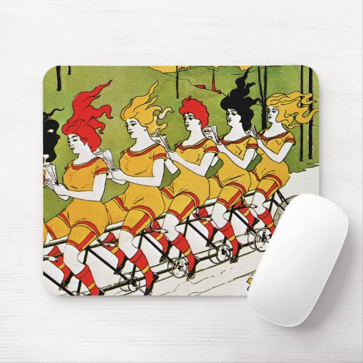 Vintage Werbung - Fahrradlager Mousepad (Mit Mouse)
