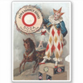 Vintage Werbung für arm & hammer Soda Aufkleber (Vorderseite)