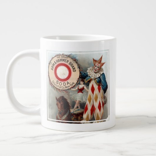 Vintage Werbung für arm & hammer Soda Jumbo-Tasse (Links)