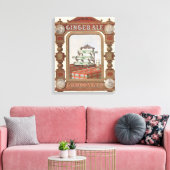 Vintage Werbung für Belfast Ginger Ale. 2 Leinwanddruck (Insitu (Wohnzimmer))