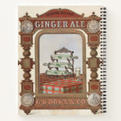 Vintage Werbung für Belfast Ginger Ale. 2 Notizblock (Rückseite)