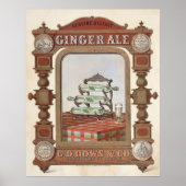 Vintage Werbung für Belfast Ginger Ale. 2 Poster (Vorne)