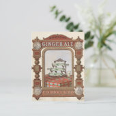 Vintage Werbung für Belfast Ginger Ale. 2 Postkarte (Stehend Vorderseite)