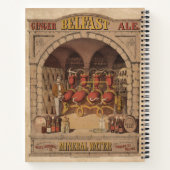 Vintage Werbung für Belfast Ginger Ale. Notizblock (Rückseite)