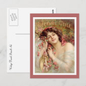 Vintage Werbung für Biscuit Postkarte (Vorne/Hinten)