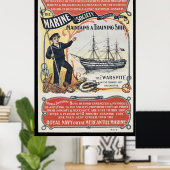 Vintage Werbung für Britische Seeleute Poster (Heimbüro)