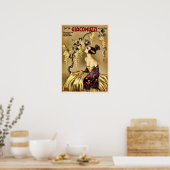 Vintage Werbung für den italienischen Wein Vermout Poster (Küche)