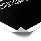 Vintage Werbung für den Münchner Zoo Poster (Ecke)