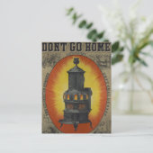 Vintage Werbung für Dubuque Soft Coal Burner. Postkarte (Stehend Vorderseite)