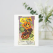 Vintage Werbung für Ferry & Co. Nasturtien Postkarte (Stehend Vorderseite)