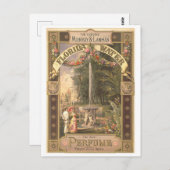 Vintage Werbung für Florida Water Parfüm Postkarte (Vorne/Hinten)