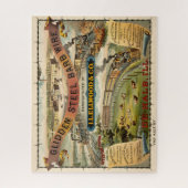 Vintage-Werbung für Glidden Steel Barb Wire Puzzle (Vertikal)