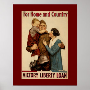 Vintage-Werbung für Heim und Land Alfred Orr Kunst Poster