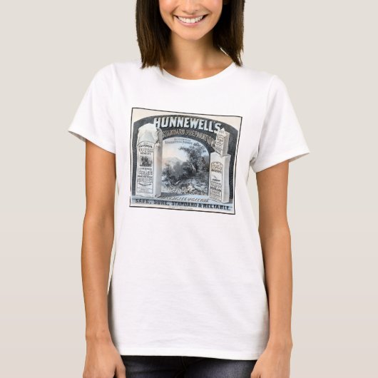 Vintage-Werbung für Hunnewells Standardpräparate T-Shirt (Vorderseite)