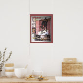 Vintage Werbung für internationales Backpulver Poster (Küche)