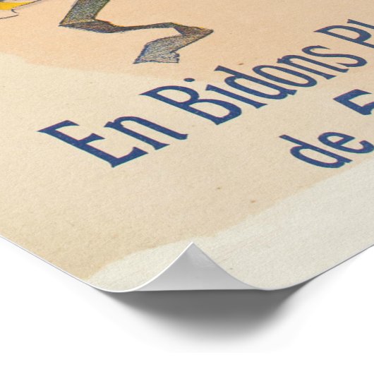 Vintage Werbung für Lampenöl Poster (Ecke)