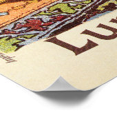 Vintage Werbung für Orientteppiche in Paris Poster (Ecke)