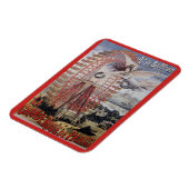 Vintage Werbung für Pariser Riesenrad Magnet (Linke Seite)