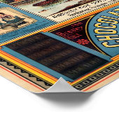 Vintage Werbung für Philadelphia Grocer Poster (Ecke)