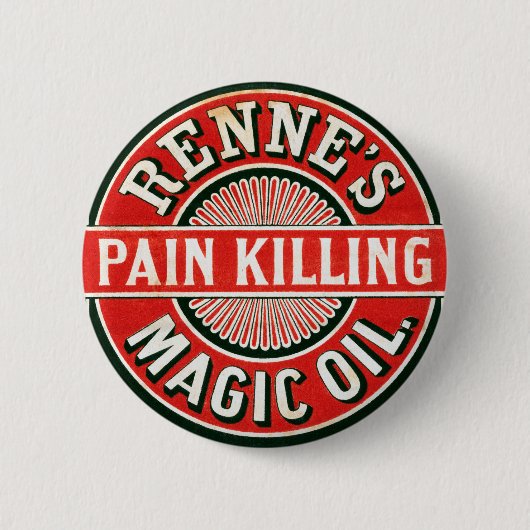 Vintage-Werbung für Rennes Schmerz tötet magisches Button (Vorderseite)