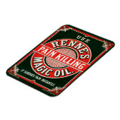 Vintage-Werbung für Rennes Schmerz tötet magisches Magnet (Linke Seite)