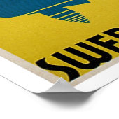 Vintage Werbung für Schiffe in Schweden Poster (Ecke)