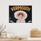 Vintage Werbung für Vermouth Poster (Küche)