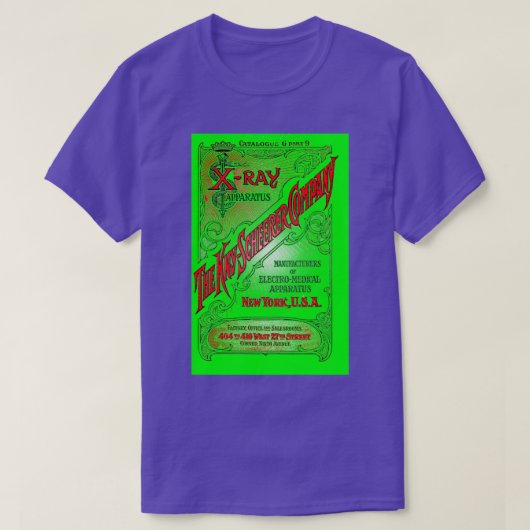 Vintage Werbung für XRay-Lieferungen T-Shirt (Design vorne)