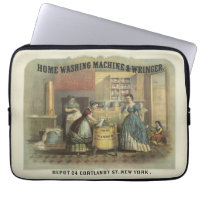 Vintage-Werbung für Zuhause-Waschmaschine und Wrin