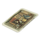 Vintage-Werbung für Zuhause-Waschmaschine und Wrin Magnet (Linke Seite)