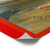 Vintage Werbung, Lifebuoy-Seife Poster (Ecke)