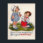 Vintage Werbung, Magarine Postkarte<br><div class="desc">Replik Vintage Werbung Postkarte Maypole magarine</div>