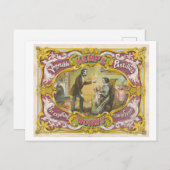 Vintage Werbung: Patentmedizin für Würmer Postkarte (Vorne/Hinten)