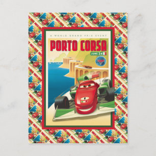 Vintage Werbung, Porto Corsa, Autofahren Postkarte