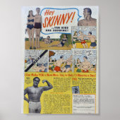 Vintage Werbung Poster (Vorne)