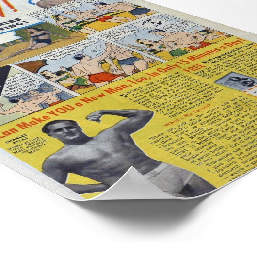 Vintage Werbung Poster (Ecke)