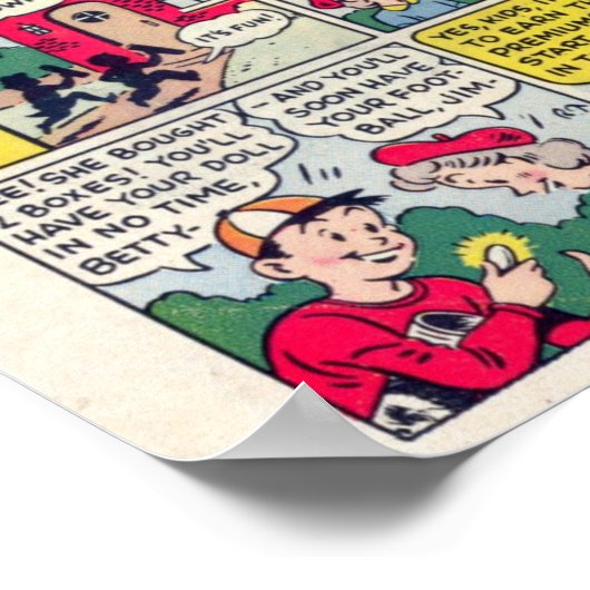 Vintage Werbung Poster (Ecke)