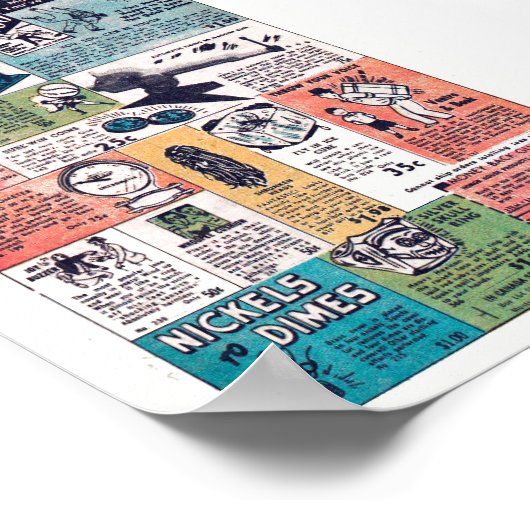 Vintage Werbung Poster (Ecke)