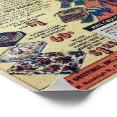 Vintage Werbung Poster (Ecke)