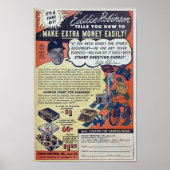 Vintage Werbung Poster (Vorne)