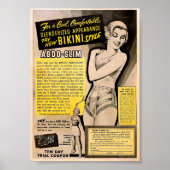 Vintage Werbung Poster (Vorne)