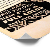 Vintage Werbung Poster (Ecke)