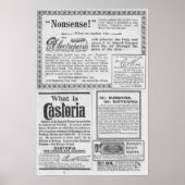 Vintage Werbung Poster (Vorne)