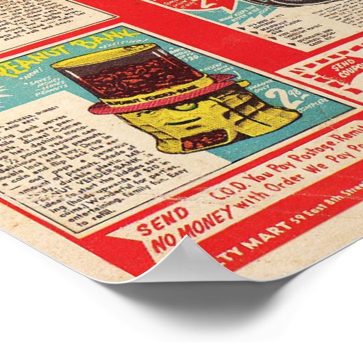 Vintage Werbung Poster (Ecke)