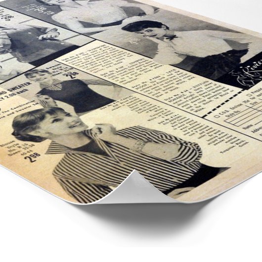 Vintage Werbung Poster (Ecke)