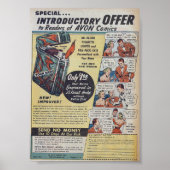 Vintage Werbung Poster (Vorne)