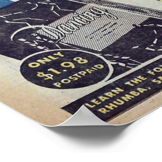 Vintage Werbung Poster (Ecke)