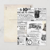 Vintage Werbung Postkarte (Vorne/Hinten)