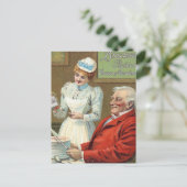 Vintage Werbung Postkarte (Stehend Vorderseite)