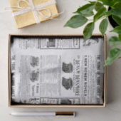 Vintage Werbung Seidenpapier (Geschenk)